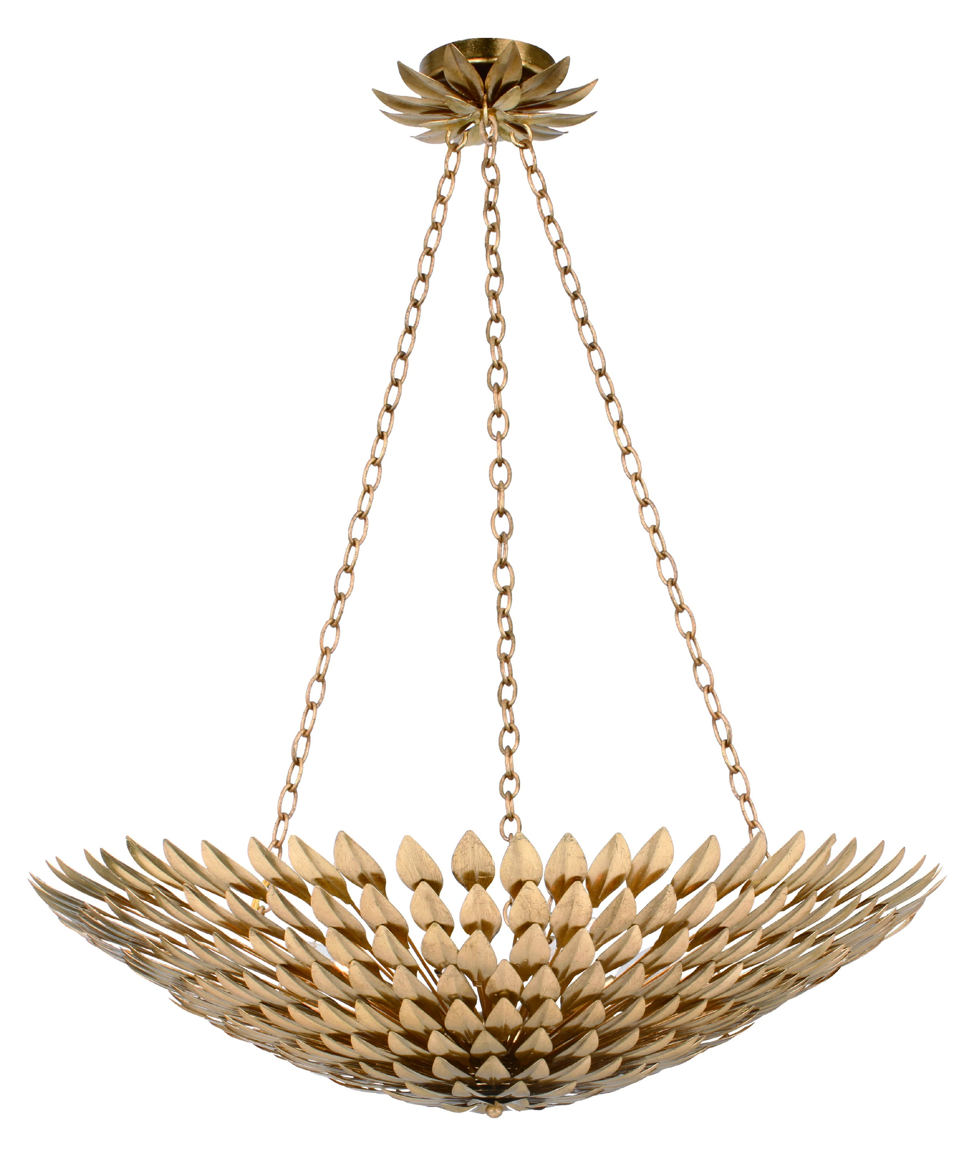 8 - Light Gold Pendant | Wayfair North America
