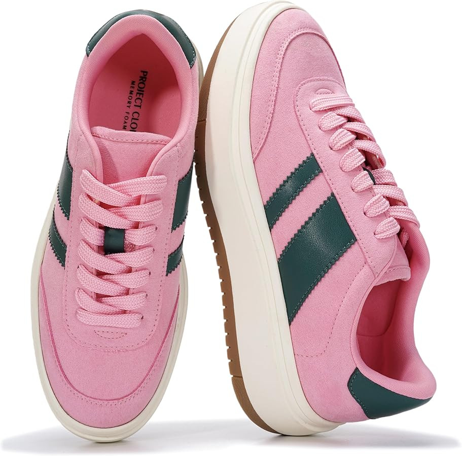 Project Cloud Platform Sneakers for Women - Lightweight Memory Foam Insole Womens Sneakers - Non-... | Amazon (US)