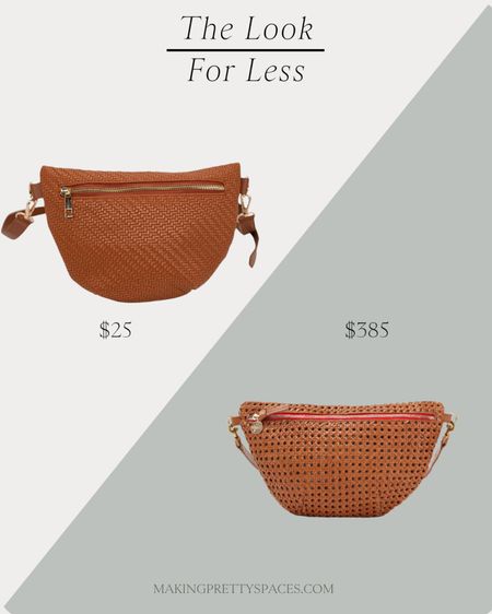 Look for less, woven bag, neutral, tan, brown, handbag, designer, luxury, leather, amazon finds, fashion, fall fashion, fall style, affordable finds, Claire v, accessories, purses 

#LTKitbag #LTKSeasonal #LTKstyletip