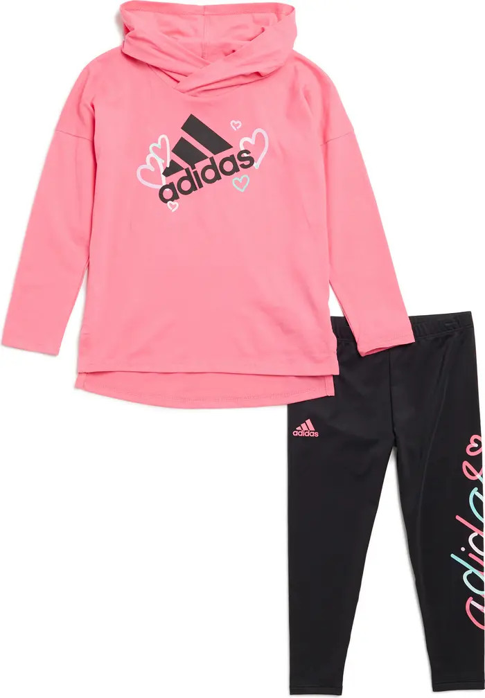 adidas Kids' Graphic Hoodie & Leggings Set | Nordstromrack | Nordstrom Rack