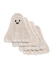 Set Of 4 Crochet Ghost Placemats | Halloween | Marshalls | Marshalls