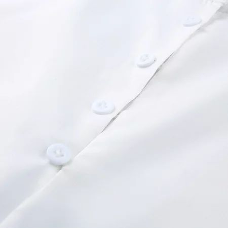 Cathalem Men s Button down Shirts Short Smart Grandad Sleeve Loops Cotton Collar Shirt White Men s B | Walmart (US)