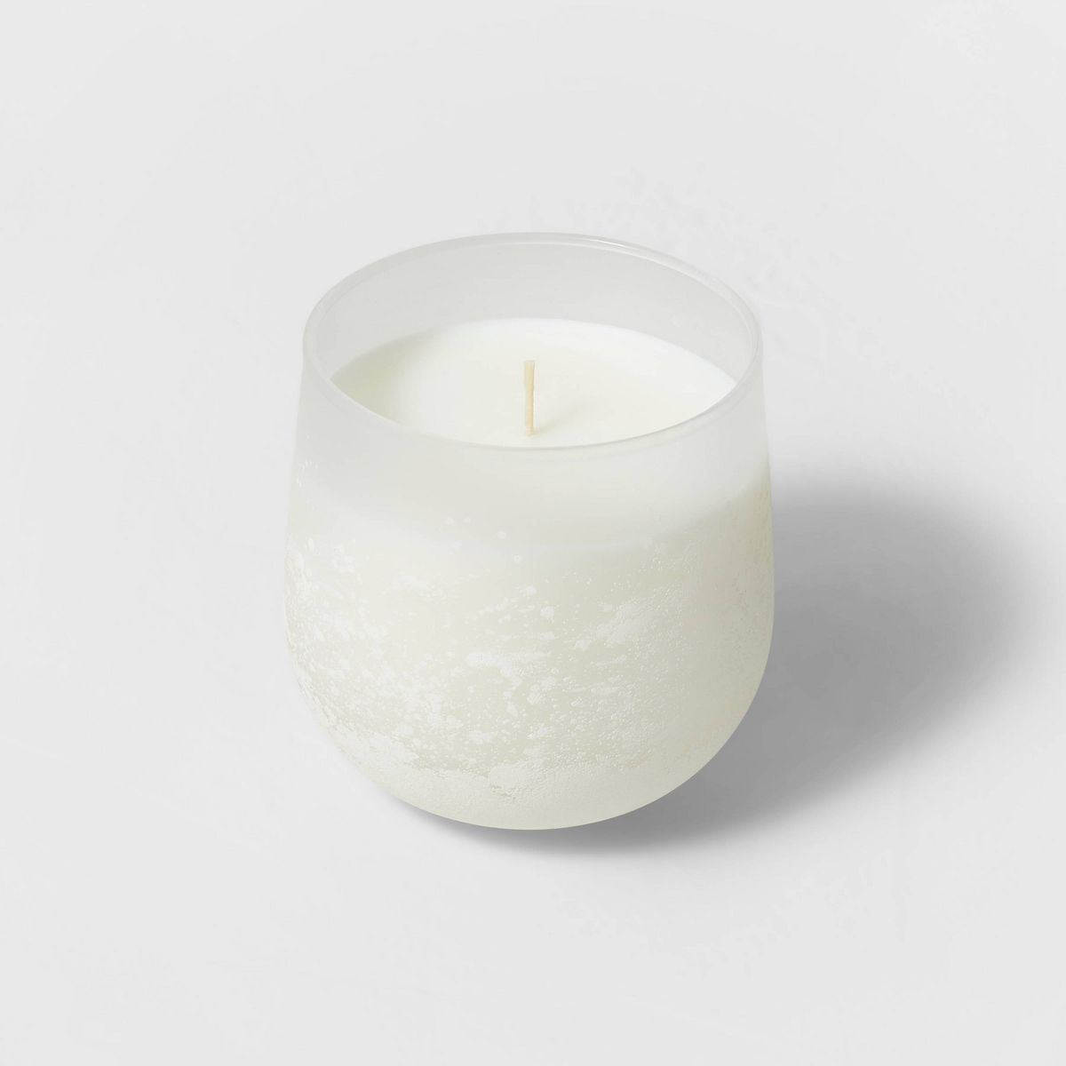 Clarity Fashion Salted Glass Wellness Jar Candle White 12oz - Casaluna™ | Target
