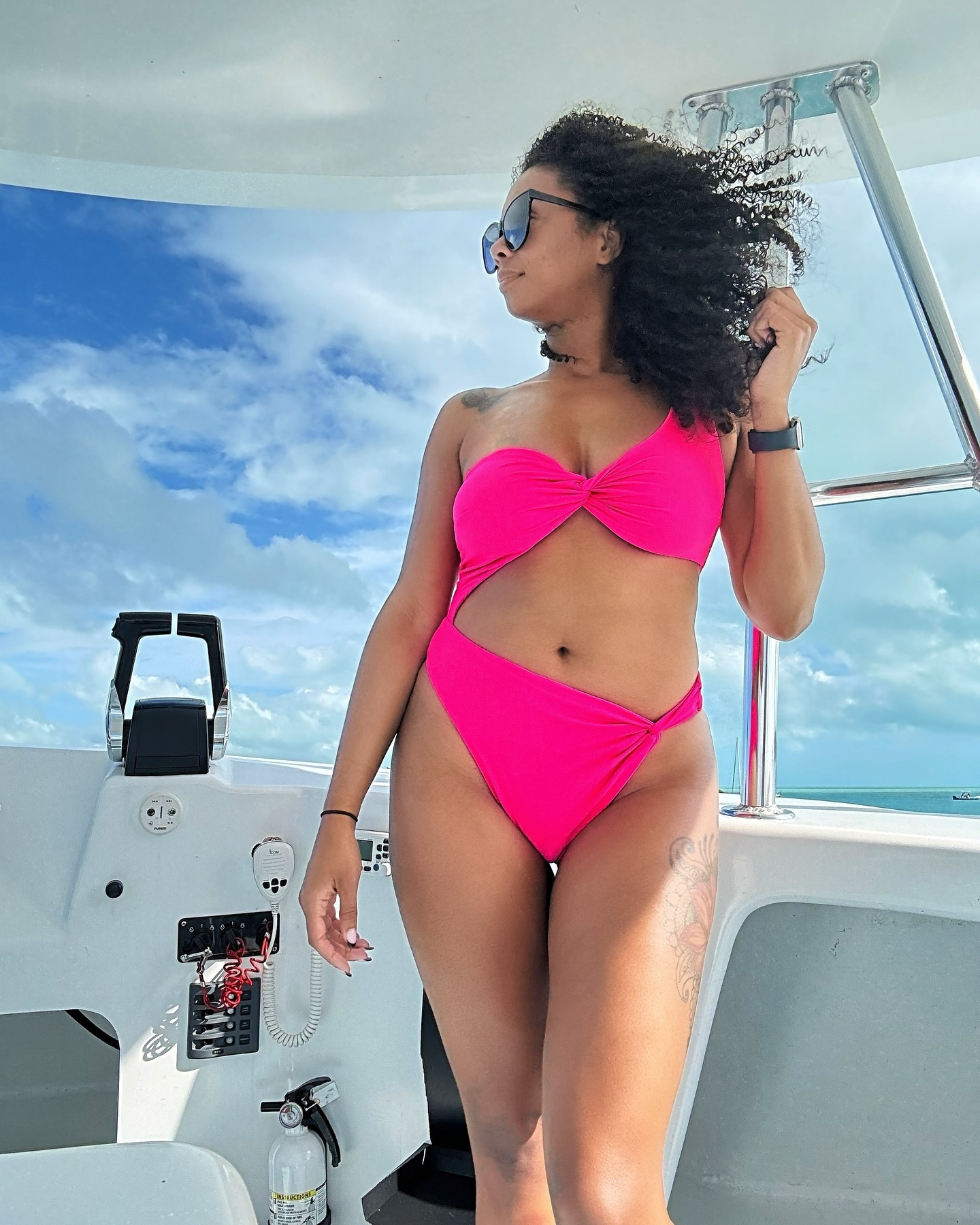 Curly Hair Adventures☀️🛥️👩🏽‍🦱

This swimsuit i wore in Turks & Caicos was turning heads!💖 Def a must-have!
5’7 150lbs size large 

This one-piece Monokini is so cute! I love the a-symmetrical cut and fit comfortably. I felt confident and sexy - one if my favs!

#LTKTravel #LTKootd