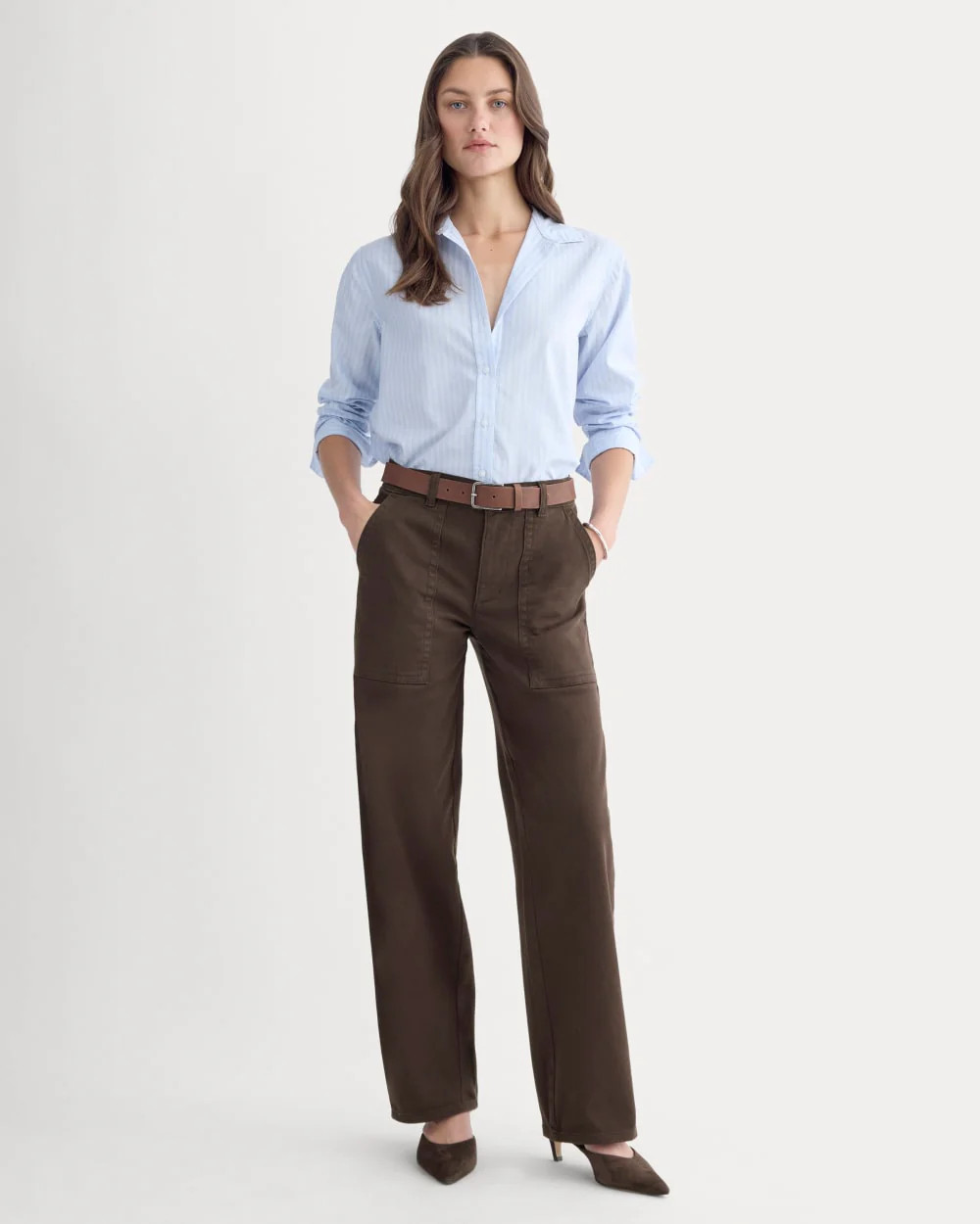 Utility Column Pant | Dark Chocolate | Everlane