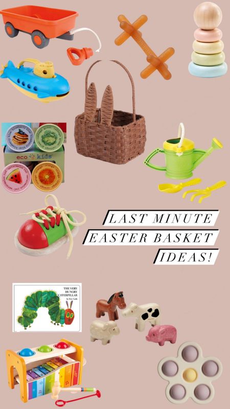 Last minute Easter basket ideas full of non toxic toys! Ships this week 💛🐣

#LTKbaby #LTKGiftGuide #LTKSeasonal