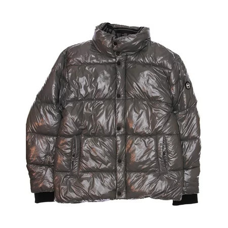 Michael Kors Men s Puffy Quilted Insulated Puffer Jacket (XLarge Gunmetal Grey) | Walmart (US)