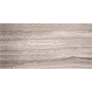 Limestone Gray Honed 12.01 in. x 24.02 in. Limestone Floor and Wall Tile (2.0 sq. ft.) | The Home Depot