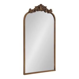 Medium Arch Gold Classic Mirror (30.75 in. H x 19 in. W) | The Home Depot