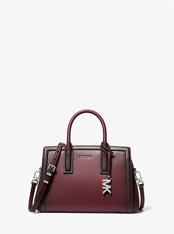 Laila Small Burnished Leather Satchel | Michael Kors US