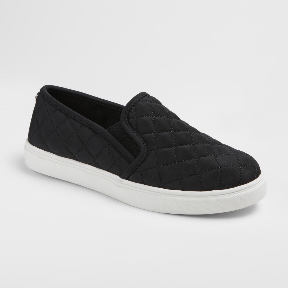 Women's Reese Nylon Slip On Sneakers - Mossimo Supply Co. Black 8 | Target