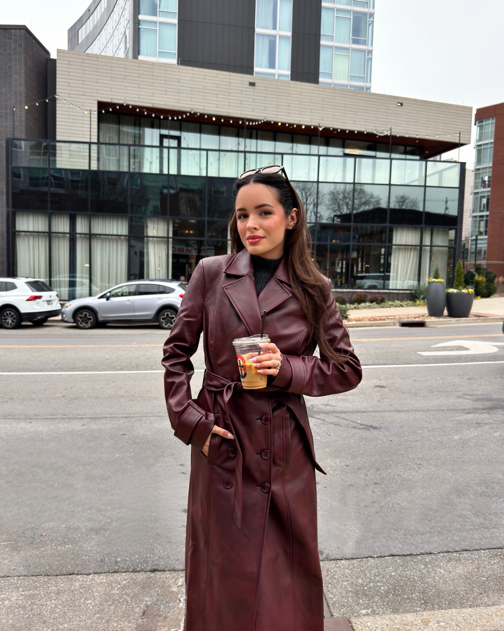 A long trench coat is a fall wardrobe staple and this one kept me warm in 30 degree weather, we love her

#LTKSeasonal #LTKTravel #LTKootd