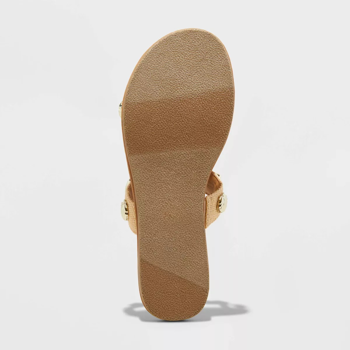 Women's Kiera Embellished Slides - A New Day™ Tan | Target