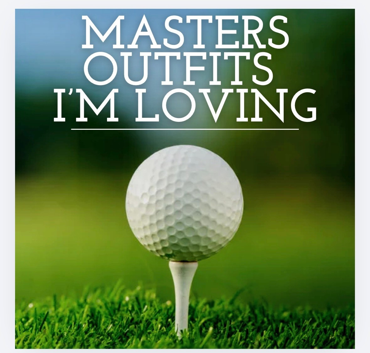 The best week of the year is coming! Dressing in lightweight fabrics that are ready to walk and talk and eat and drink and yes, watch a little golf ⛳️⛳️

#LTKTravel #LTKgrwm #LTKSeasonal