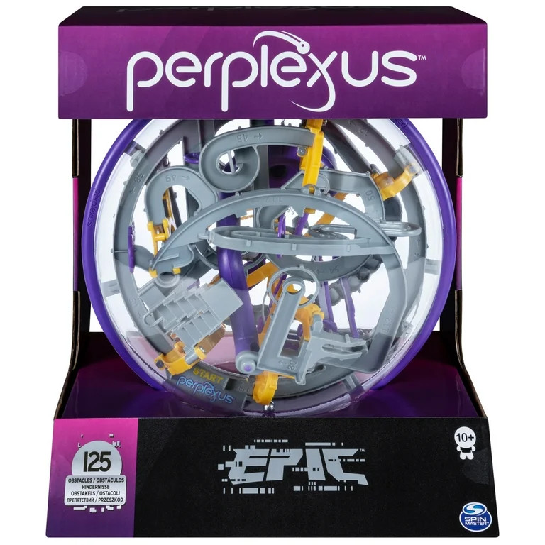 Perplexus, Epic 3D Gravity Maze Game Brain Teaser Fidget Toy Puzzle Ball (Edition May Vary), for ... | Walmart (US)