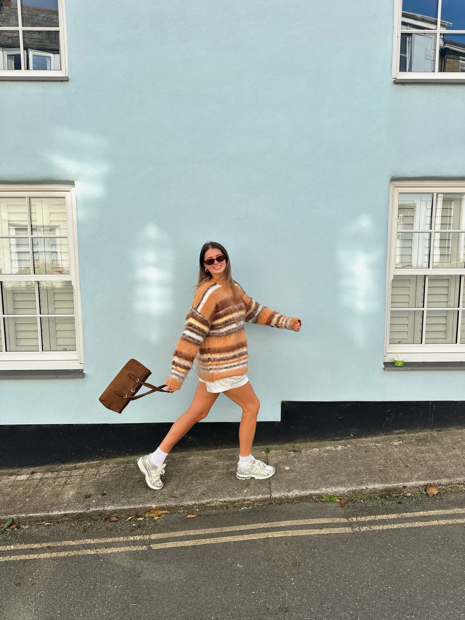 New fave fuzzy striped knit 

#LTKstyletip #LTKautumn #LTKeurope