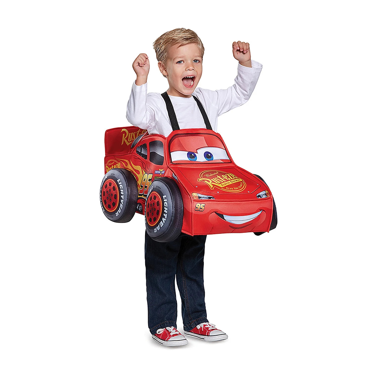 Disguise Toddler Boys' Disney's Cars Lightning McQueen Costume - Size Small - Red | Walmart (US)