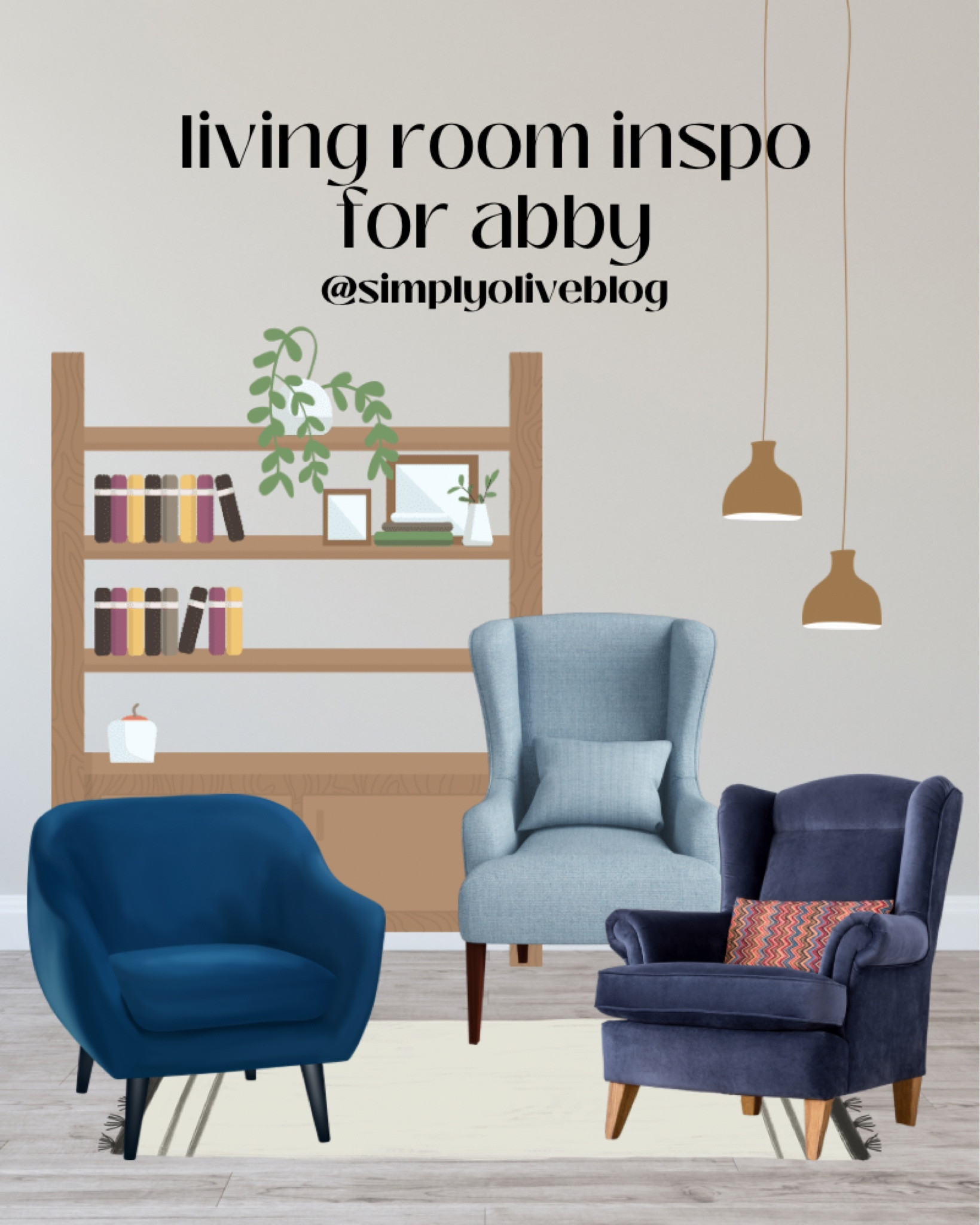 Blue rustic contemporary furniture and living room inspiration for Abby! Focusing on accent chairs to compliment and white, cool-toned color scheme  

#LTKsalealert #LTKhome