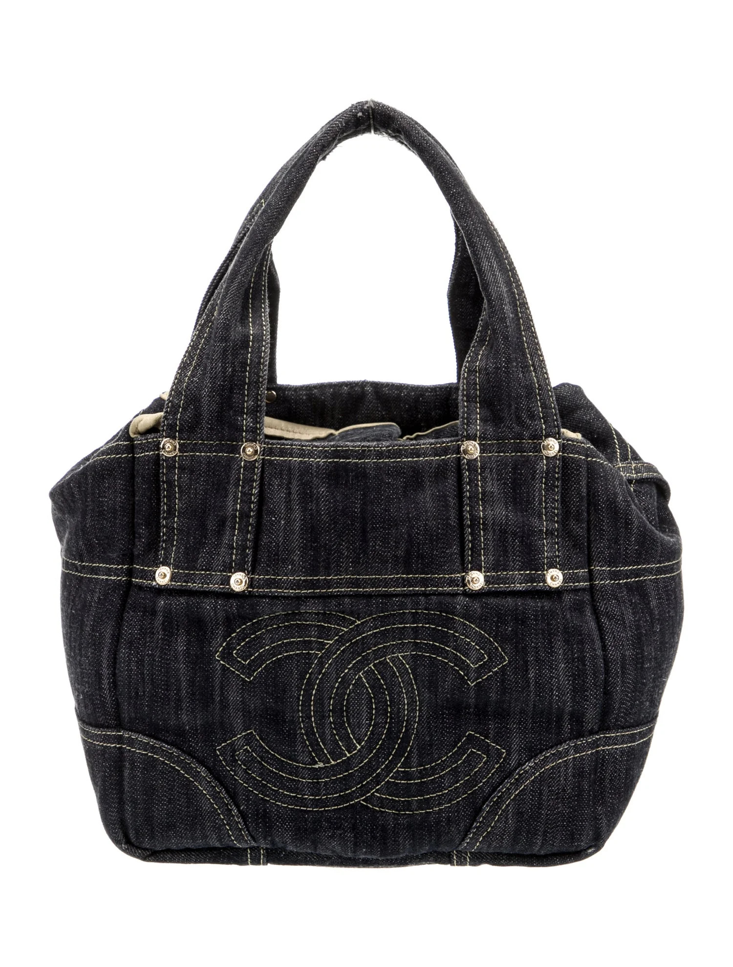 Denim CC Tote | The RealReal