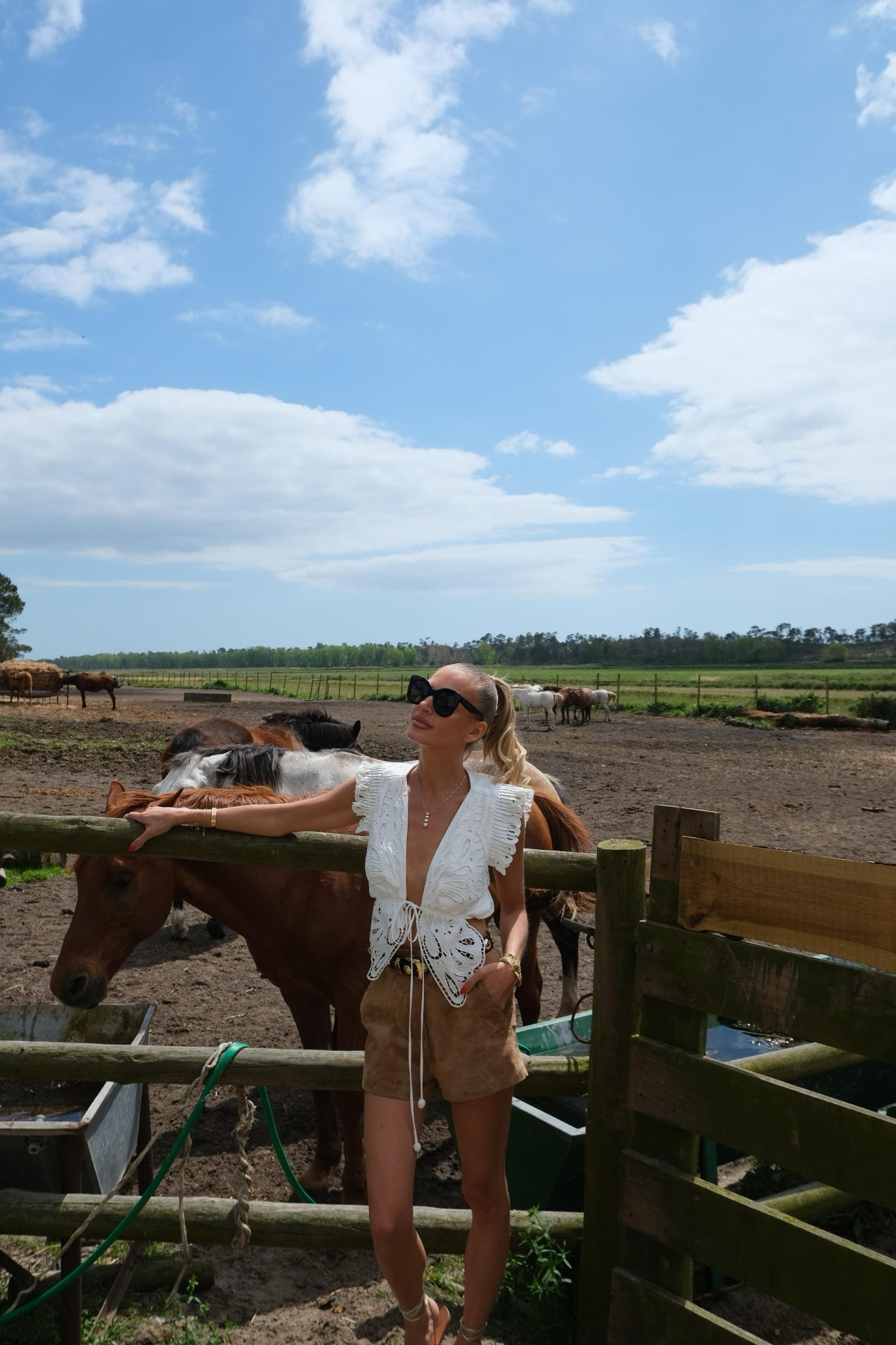 Farm Rio butterfly top Mytheresa white summer style 