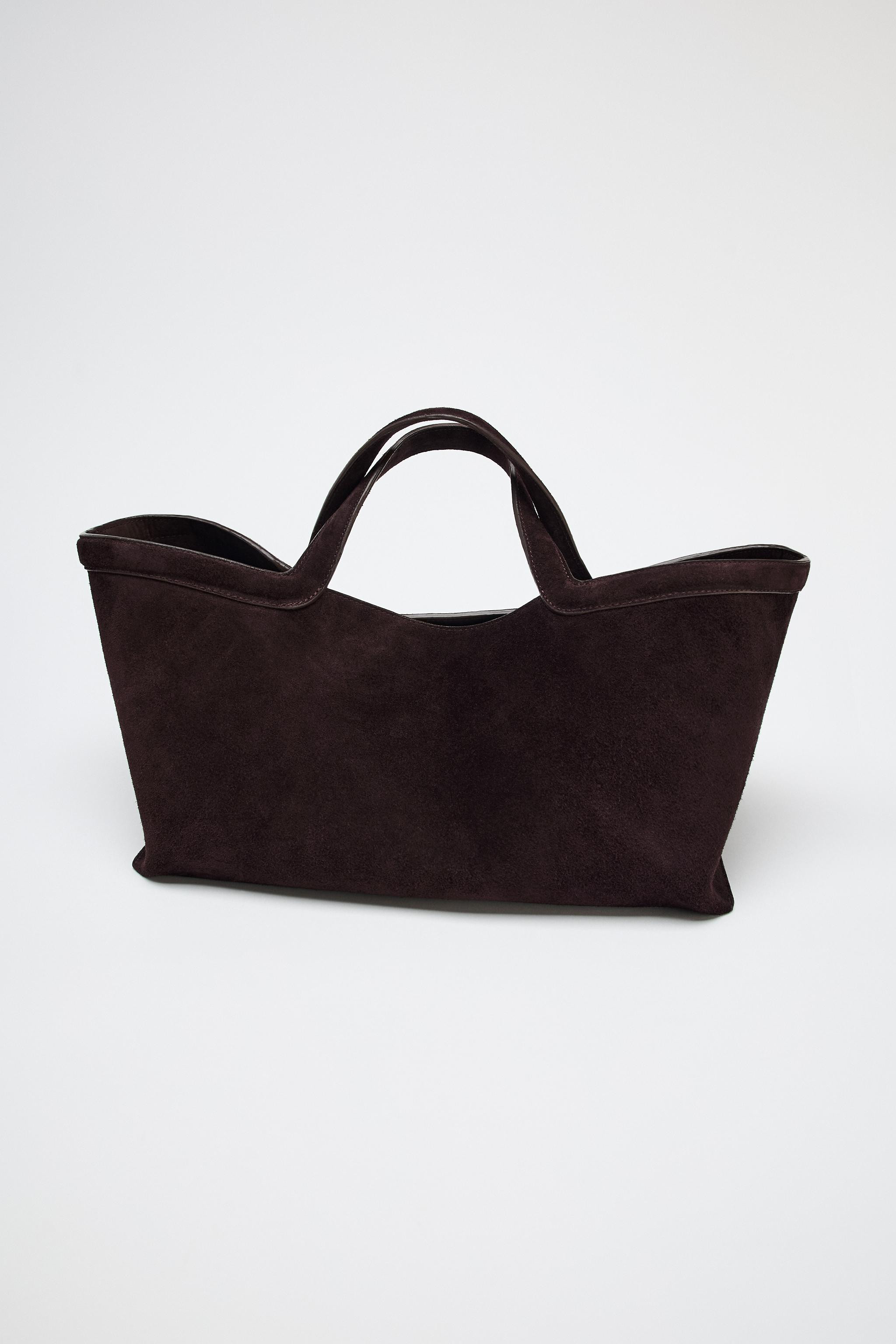 ELONGATED SUEDE SHOPPER | Zara US