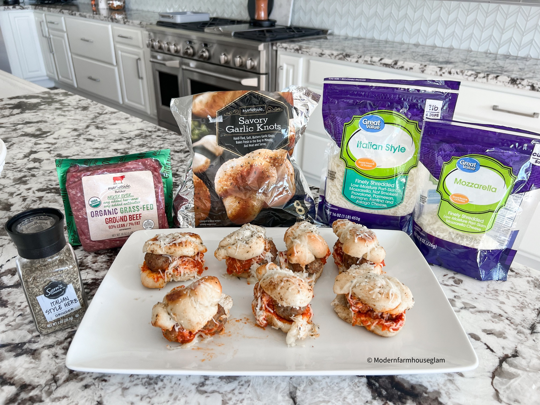Garlic Knot Meatball Sliders at Modern Farmhouse Glam, made with Walmart’s private label brands. Recipe on www.modernfarmhouseglam.com 

#walmartpartner #walmart #walmartdeals #walmartgroceries

#LTKsalealert #LTKunder50 #LTKfamily