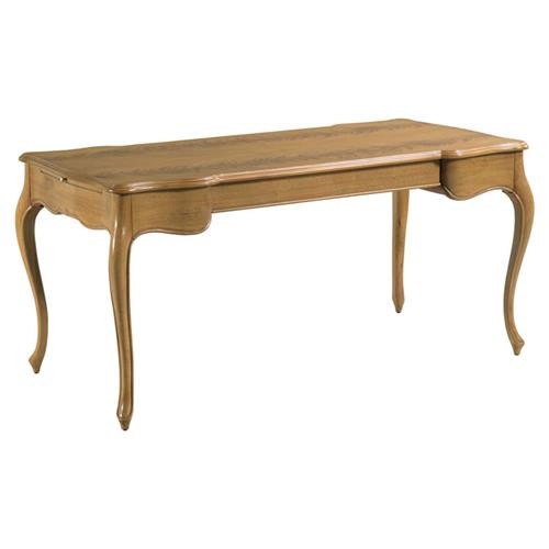 Woodbridge Louise French Country Auden Brown Wood Rectangular Desk | Kathy Kuo Home