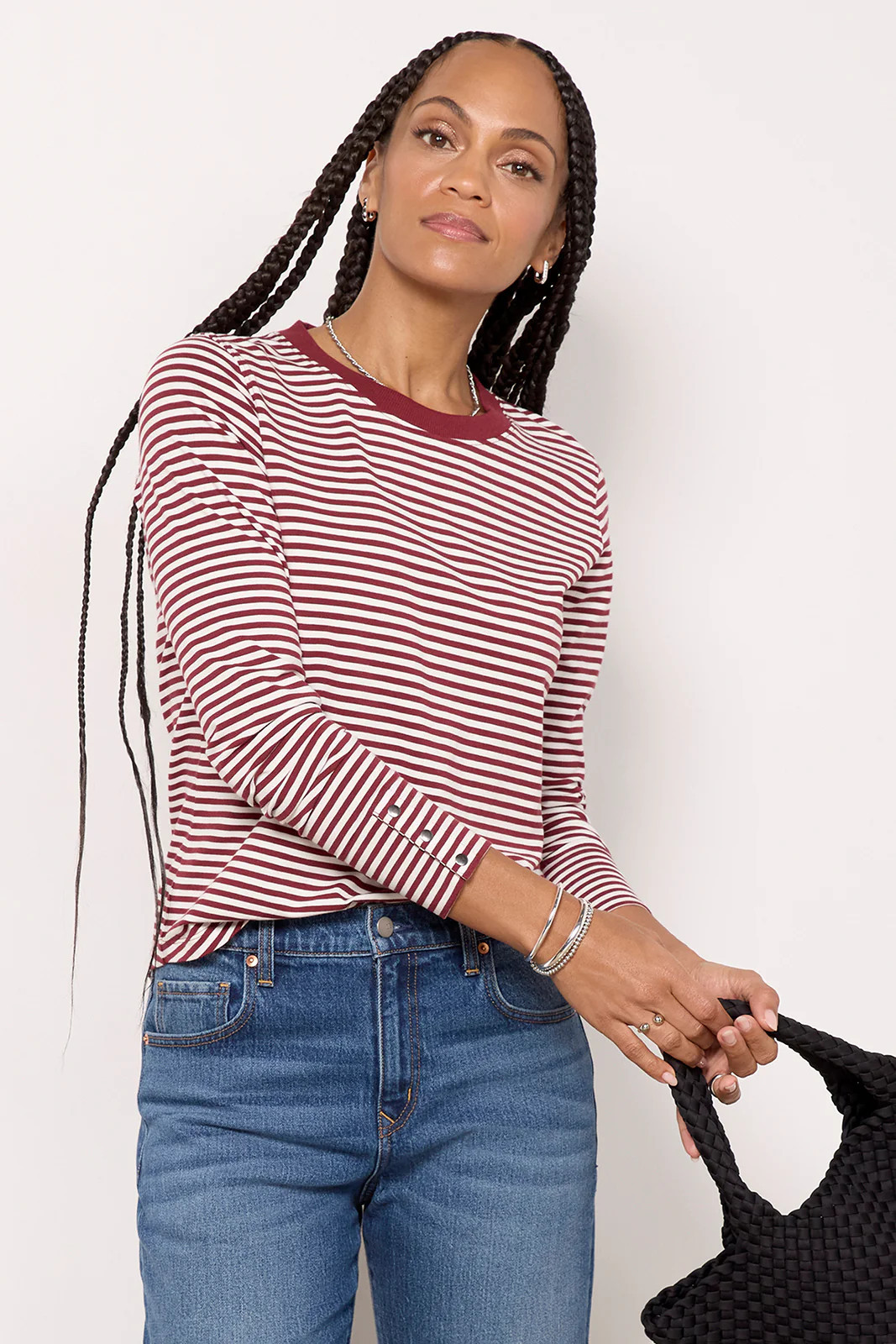 Peyton Snap Cuff Tee | Evereve