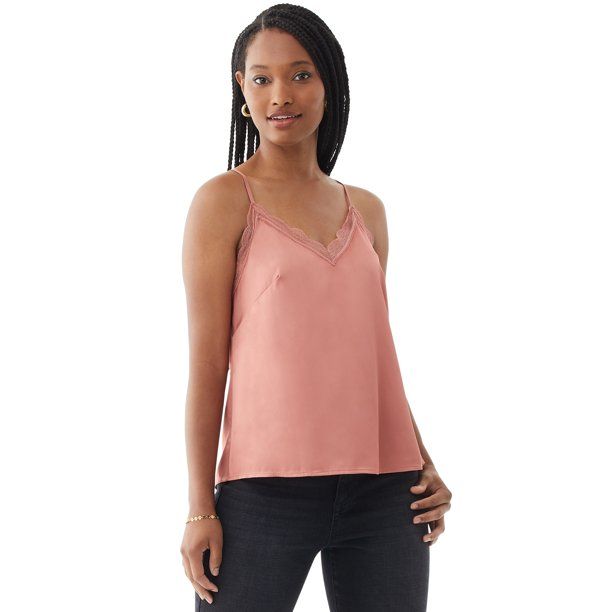 Scoop Women's Cami Top with Lace | Walmart (US)