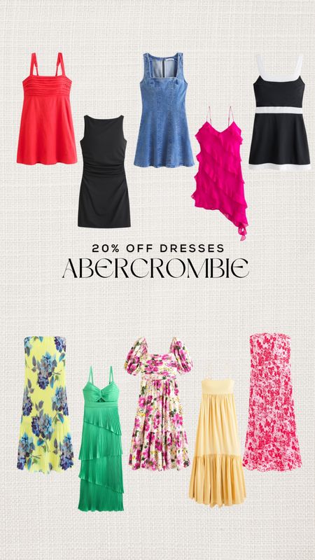 20% off dresses at Abercrombie! Plus 15% off almost everything else. 

Just bought a few of these for upcoming spring events :) I wear size XS and I’m 5’7!

Spring dresses, wedding guest dresses, summer dress, spring outfit 

#LTKstyletip #LTKSeasonal #LTKsalealert