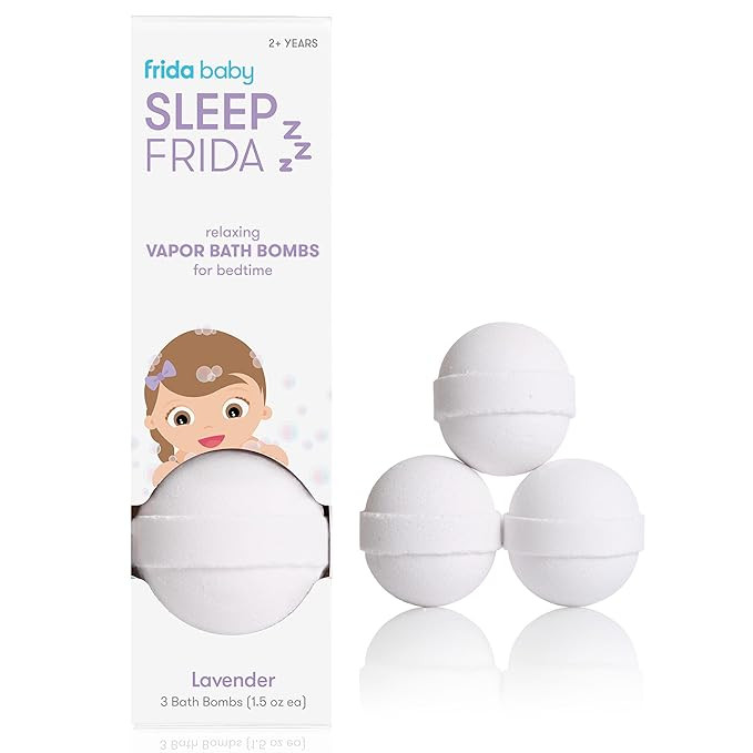 Frida Baby Natural Sleep Bath Bombs, Lavender Essential Oil Bath Bombs for Bedtime, Relaxing & Ca... | Amazon (US)