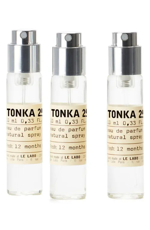 Le Labo Tonka 25 Eau de Parfum Travel Tube Refill Trio at Nordstrom, Size One Size Refill | Nordstrom