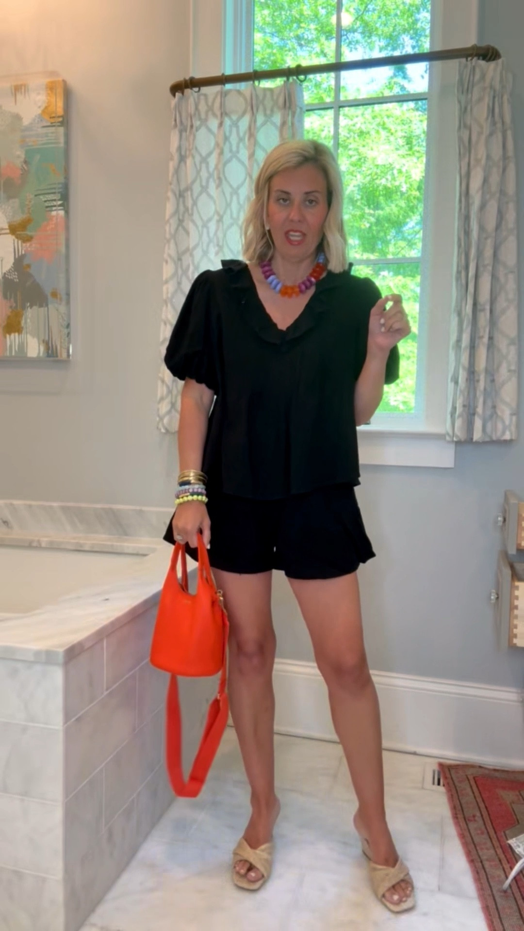 I mean the ruffles are a yes!! I have this set in white too and it’s good! I’m wearing a small & 8 heel tts. 
*Use my code mixandmatch20 at Petal Pup
*Use my code Catherine20 at A+B

#LTKdayinmylife #LTKgrwm #LTKOver40