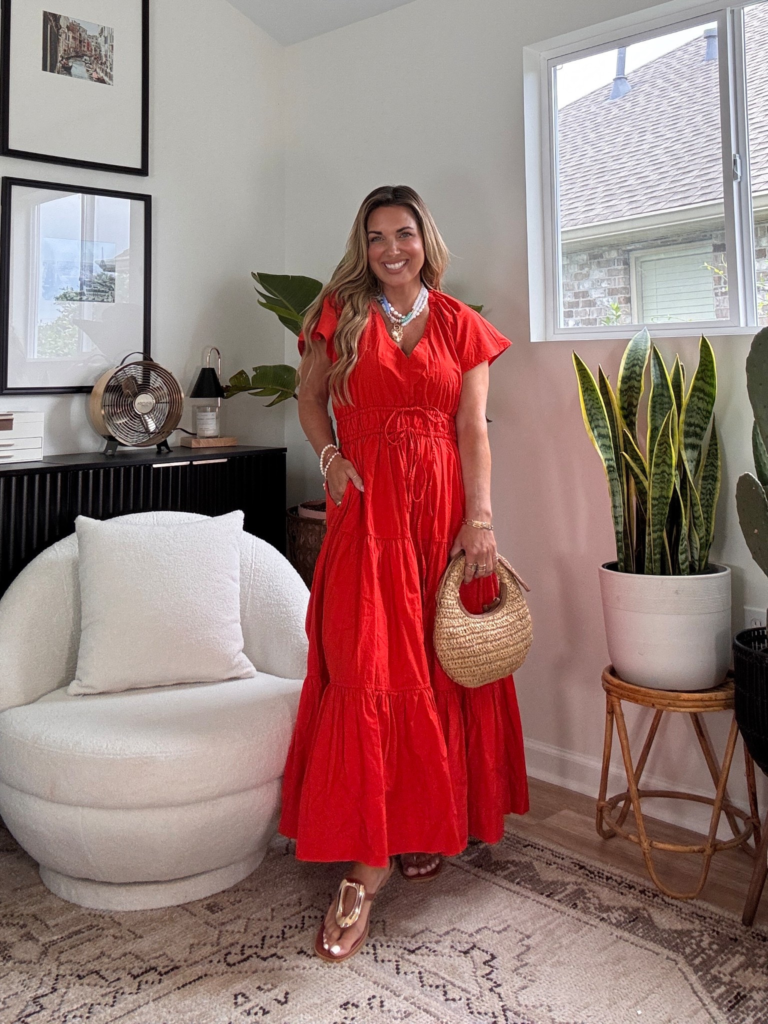 Walmart dress under $40~  10/10!!!!! 
Perfect for vacation, church, date night, etc. Wearing size small in dress. 

#LTKPetite #LTKFindsUnder50