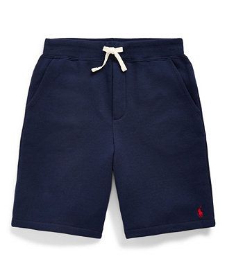 Toddler and Little Boys Cotton Drawstring Fleece Shorts | Macys (US)