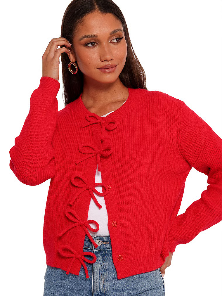 Wilde Bow Front Cardigan | Victoria's Secret (US / CA )