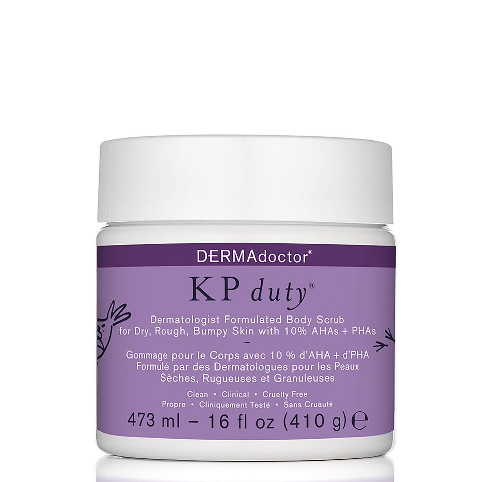 DERMAdoctor KP Duty Dermatologist Formulated Body Scrub (Various Sizes) | Skinstore