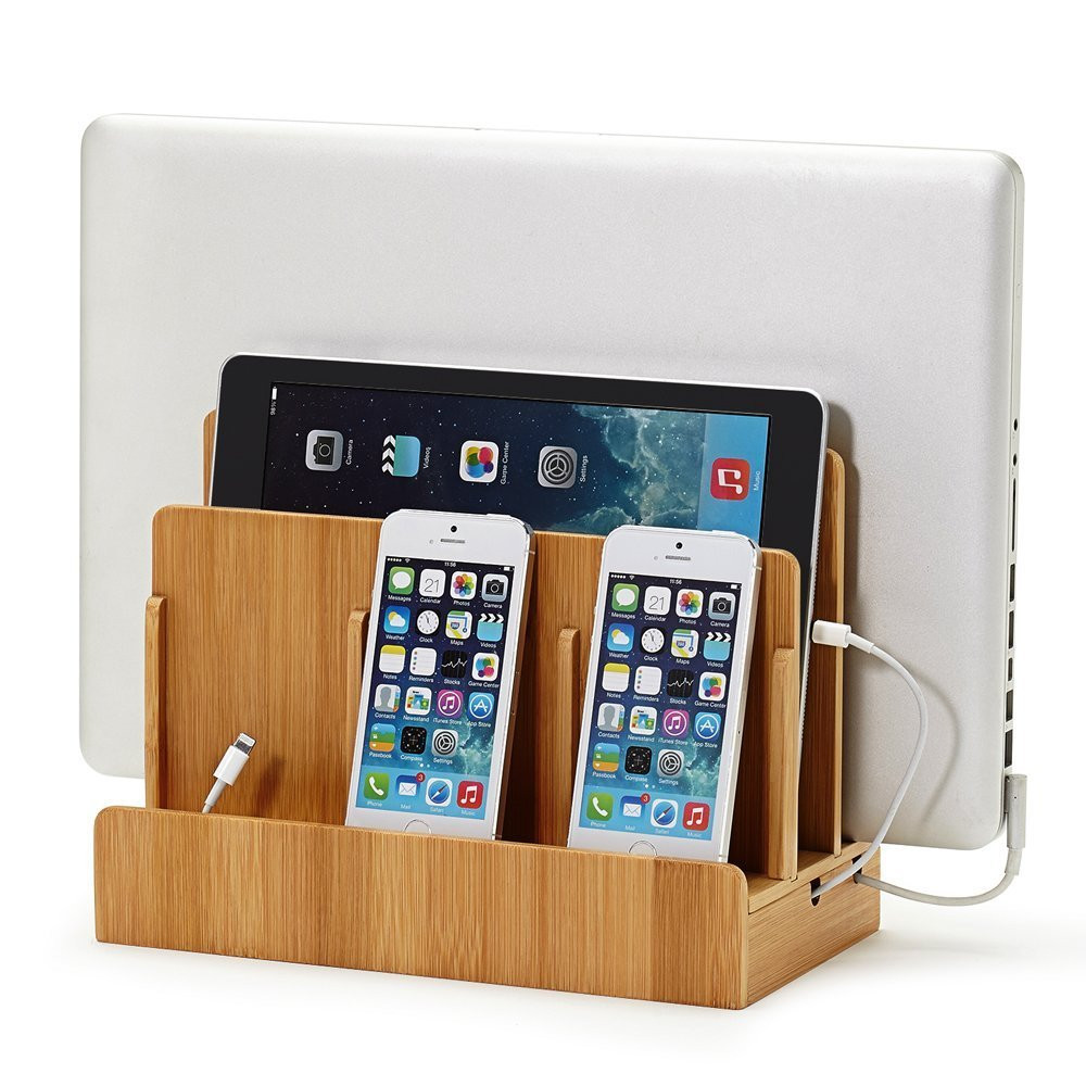 Great Useful Stuff G.U.S. Multi-Device Charging Station Dock & Organizer - Multiple Finishes Availab | Amazon (US)