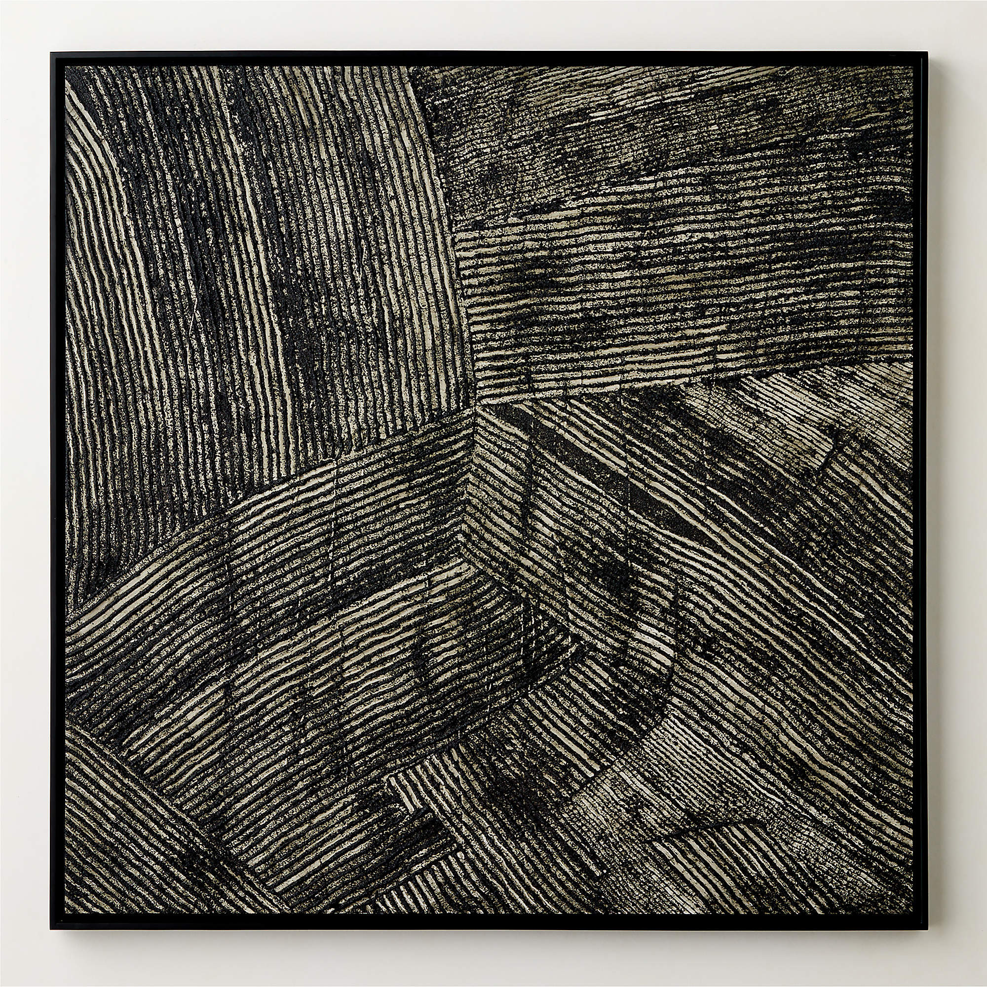 'Teleharmonic' Framed Wall Art 52"x52" | CB2 | CB2