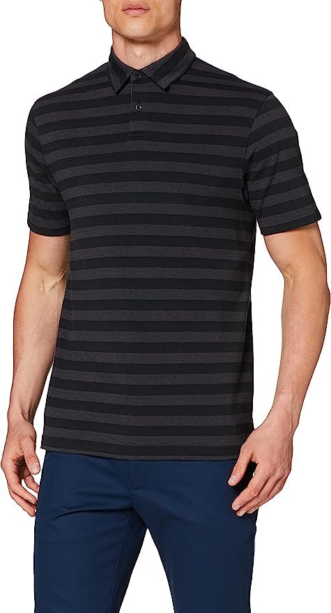 Under Armour Men's Charged Cotton Scramble Stripe Golf Polo | Amazon (US)