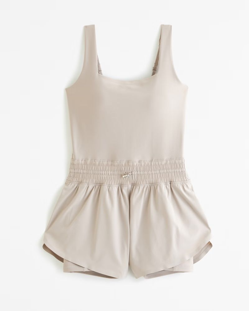 YPB sculptLUX Hybrid Flyaway Onesie | Abercrombie & Fitch (US)