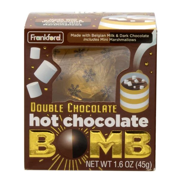 Frankford's Double Chocolate Hot Chocolate Bomb 1.6 ounces | Walmart (US)
