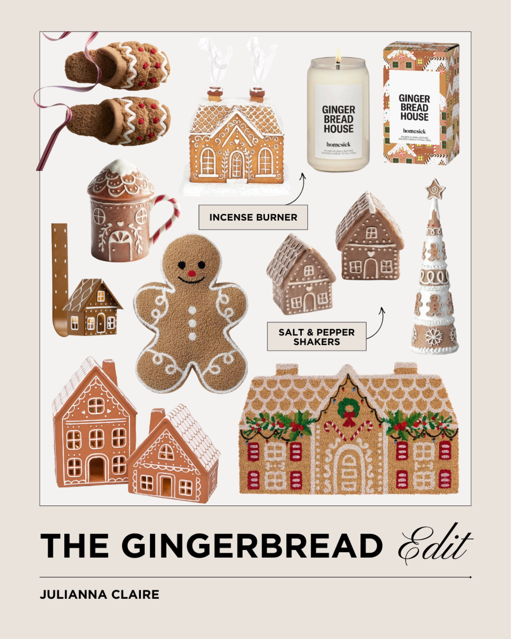 Gingerbread holiday home decor finds 🎄

#LTKHoliday #LTKHome #LTKSeasonal