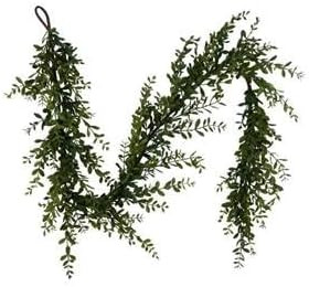 Boxwood Garland 6ft, Lifelike Artificial Greenery Garland for Mantels, Banisters, Doorways, and H... | Amazon (US)