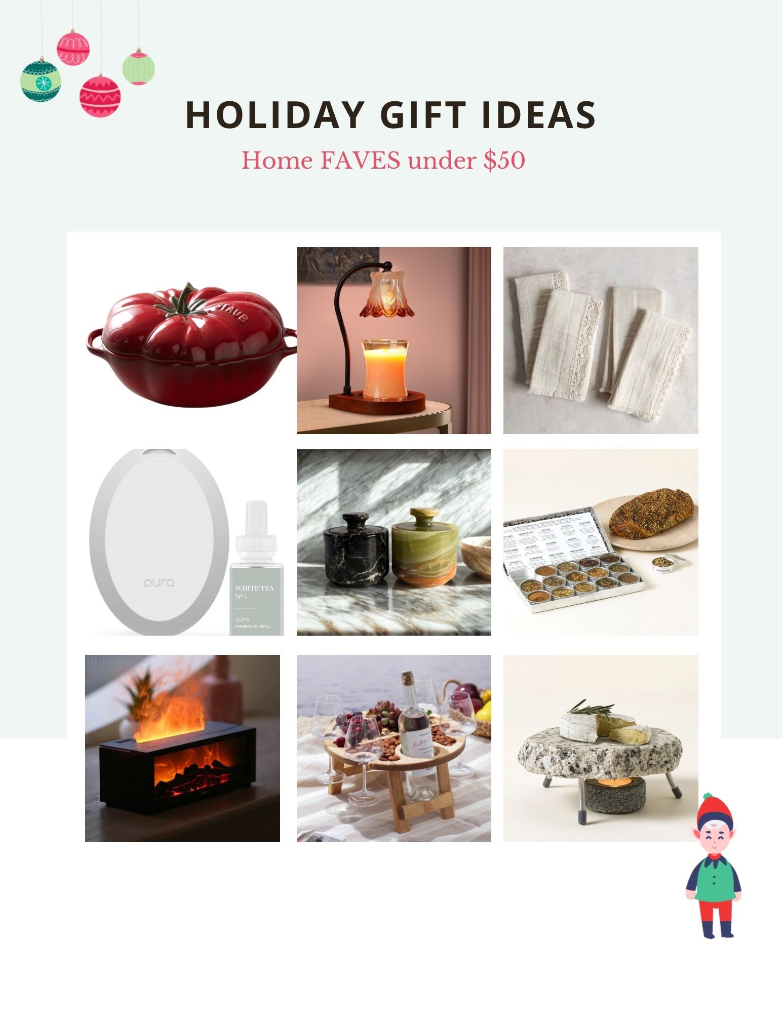 Gifts for the home, kitchen items, cozy decor, and more. All under $50

#LTKHoliday #LTKGiftGuide #LTKCyberWeek