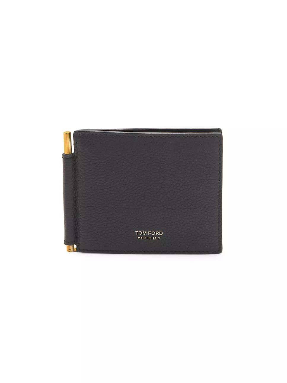 Grained Leather Money Clip | Saks Fifth Avenue