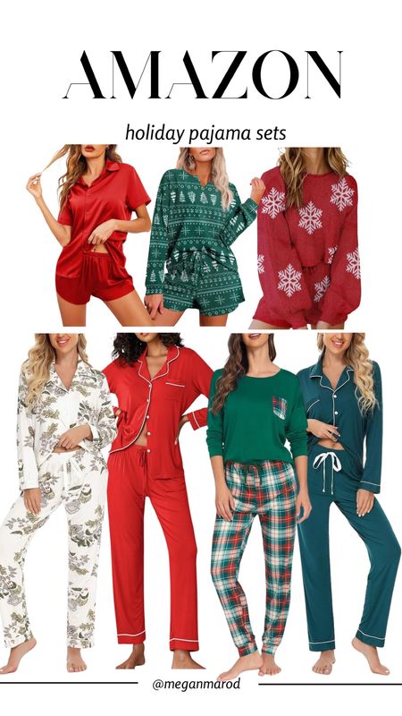 Amazon holiday pajama sets 

#LTKHoliday #LTKstyletip #LTKSeasonal