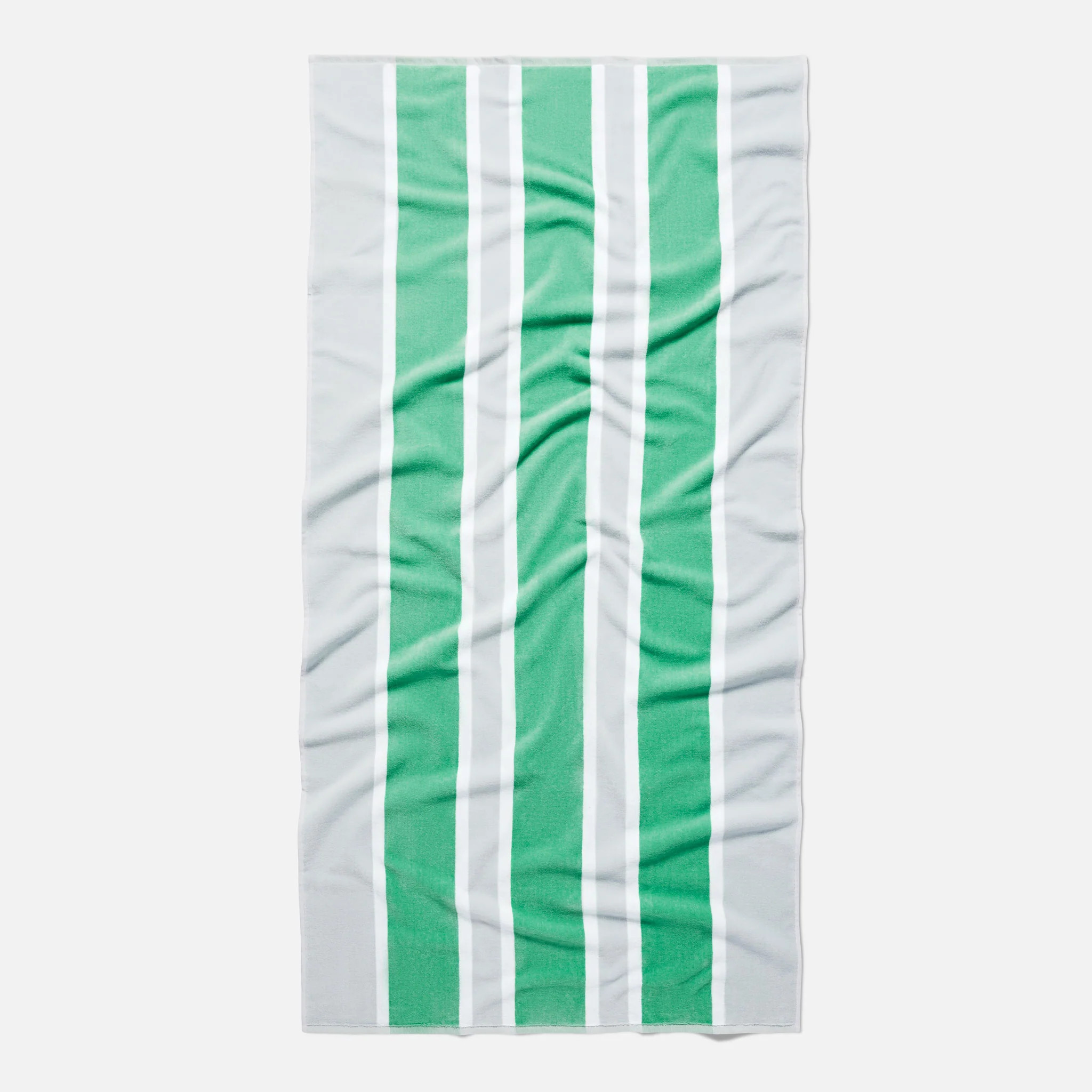 Brooklinen Boardwalk Beach Towel in Striped Spa | Brooklinen