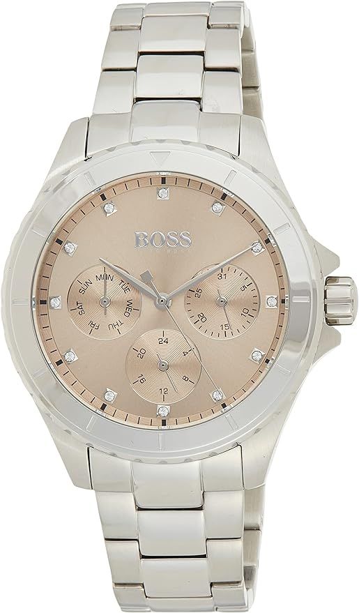 BOSS Analogue Multifunction Quartz Watch for Women with Silver Stainless Steel Bracelet - 1502444 | Amazon (UK)