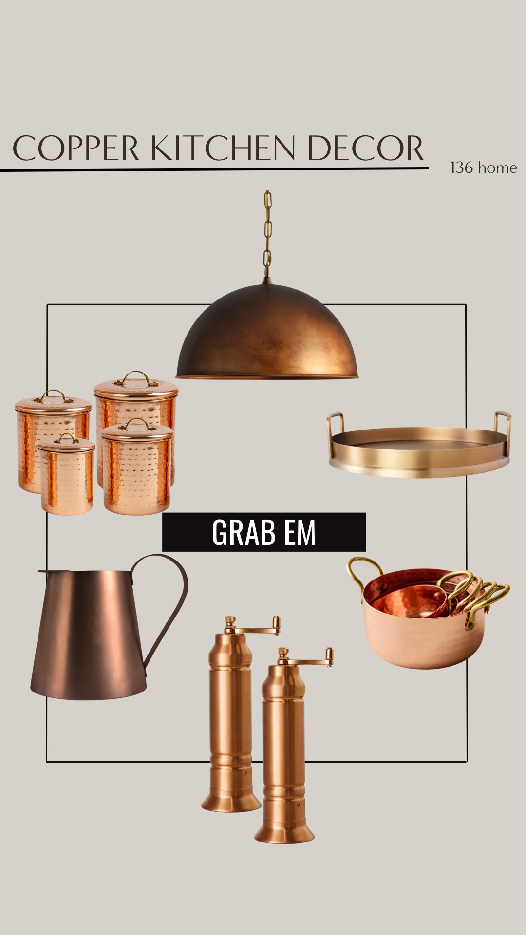 Copper Kitchen Decor #copper #kitchen #kitchendecor #interiordesign 

 #LTKHome #LTKStyleTip